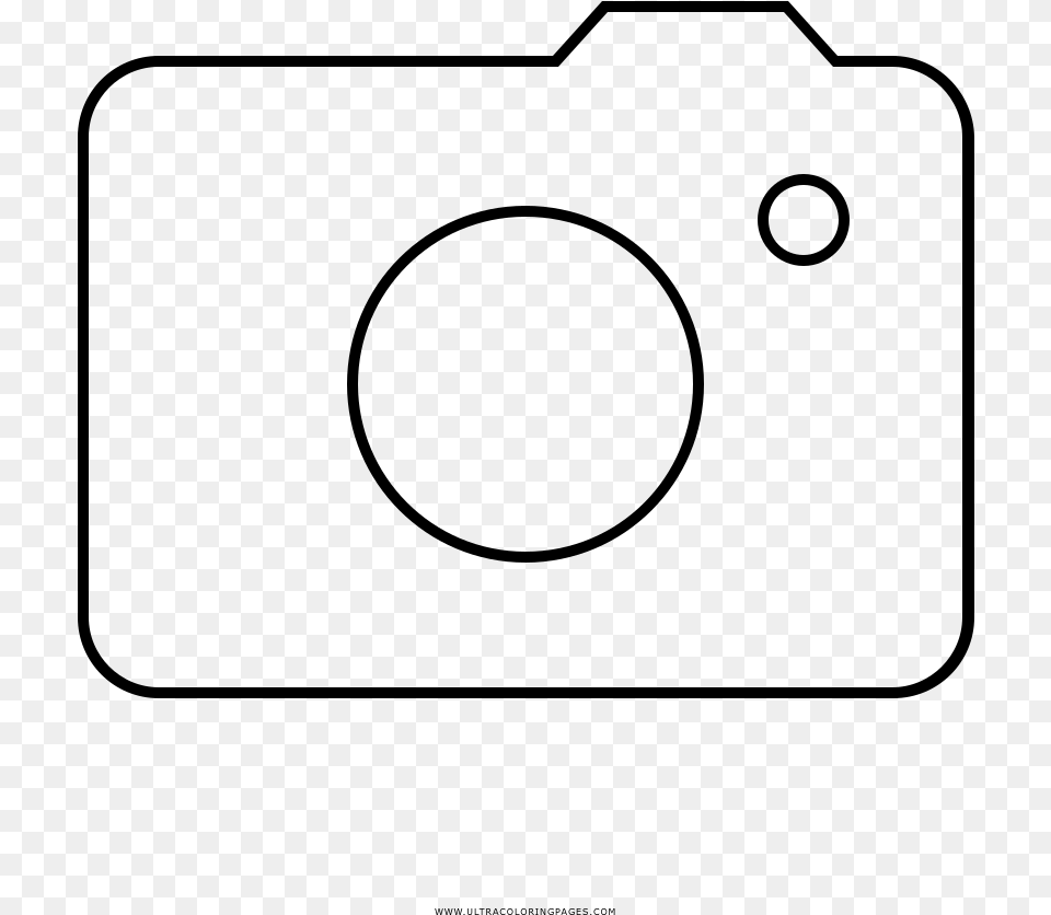 Drawing Coloring Book Camera Photography Line Art Camara Fotografica Para Colorear, Gray Png Image