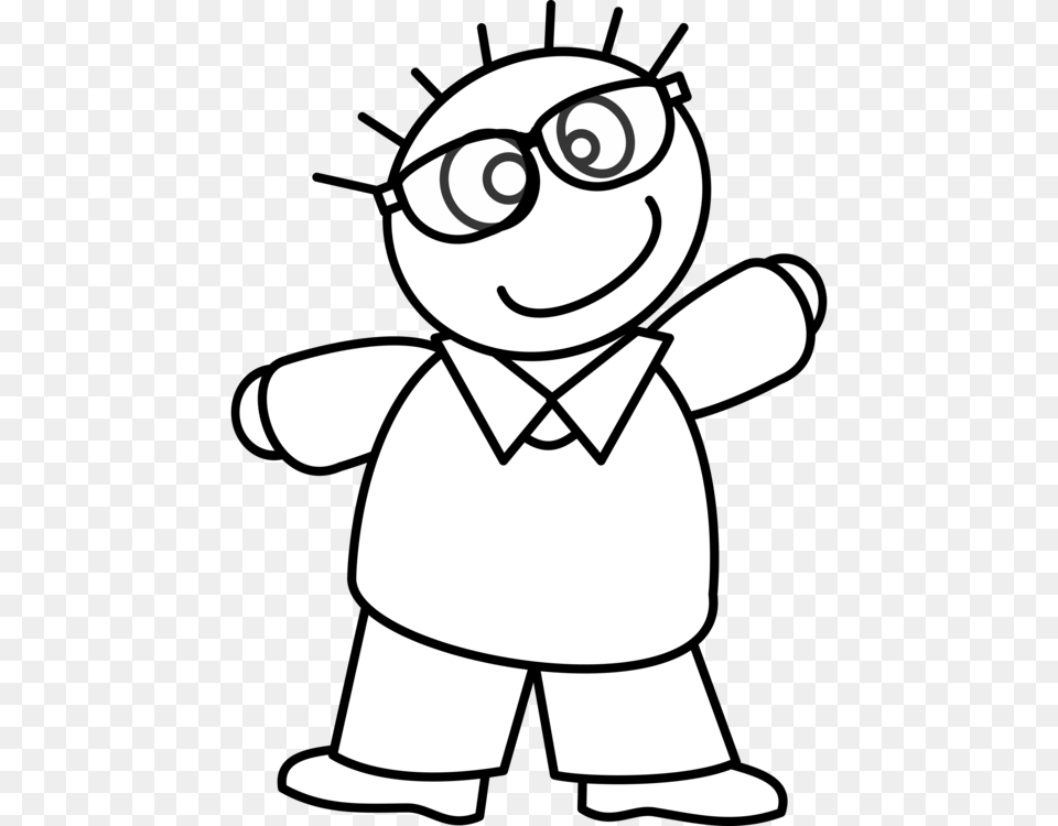 Drawing Coloring Book Child Glasses Cartoon, Baby, Person, Face, Head Free Transparent Png