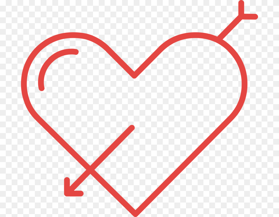 Drawing Coloring Book Heart Arrow Black And White, Bow, Weapon Free Png