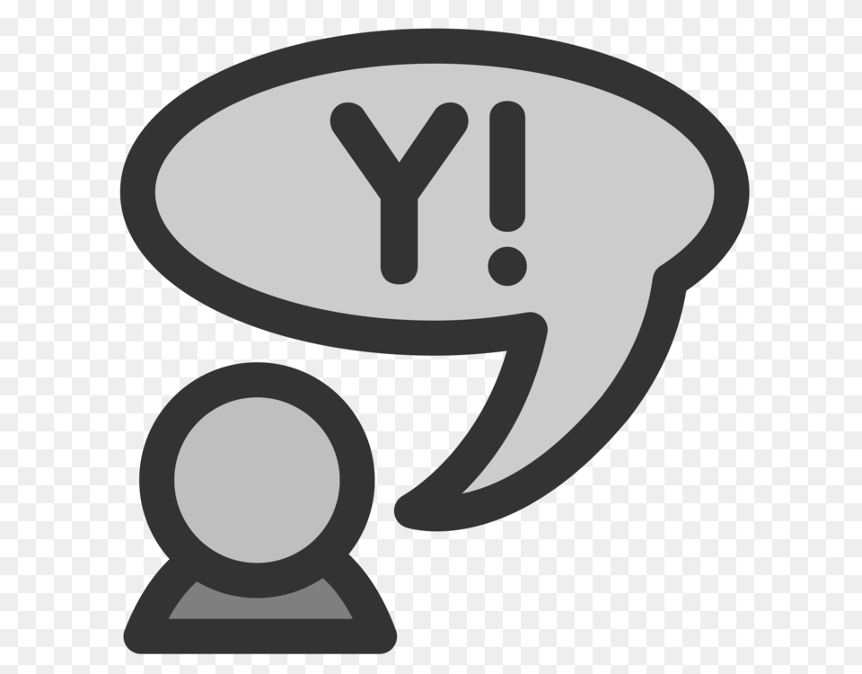 Drawing Computer Icons Download Online Chat Yahoo Messenger, Stencil Free Transparent Png