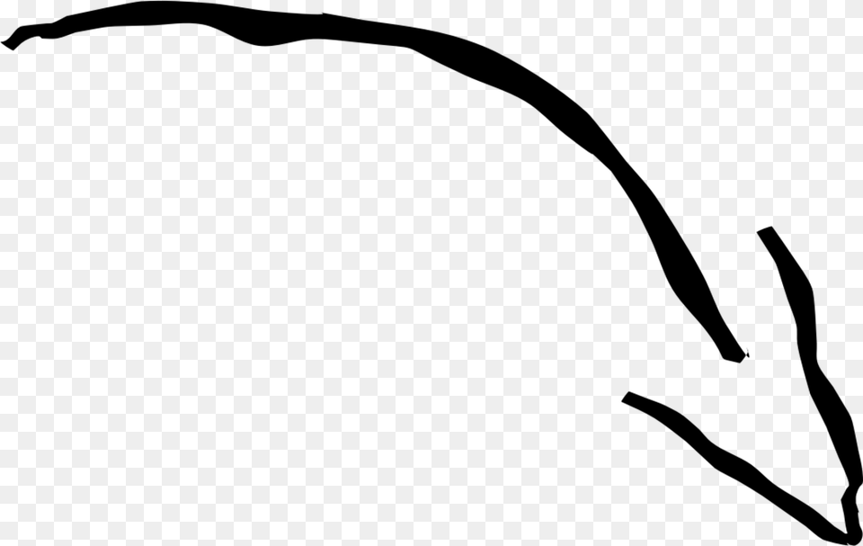 Drawing Computer Icons Encapsulated Postscript Arrow Doodle Gray Free Png Download