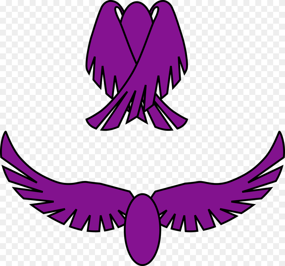Drawing Computer Icons Feather Illustrator Wings Open And Closed, Purple, Animal, Bird, Flying Free Png Download