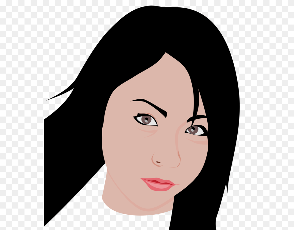Drawing Computer Icons Silhouette Art Portrait, Adult, Face, Female, Head Png Image