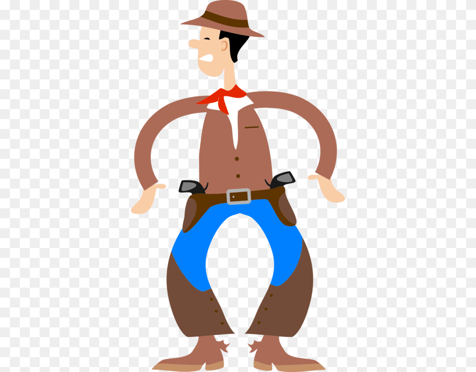 Drawing Cowboy Cartoon, Clothing, Hat, Person, Face Free Png
