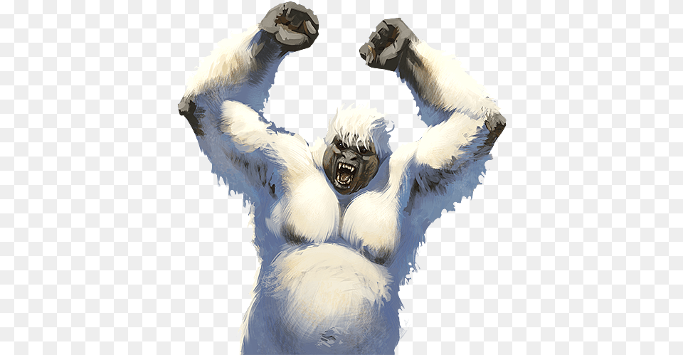 Drawing Creatures Yeti Image Yeti, Animal, Ape, Mammal, Wildlife Free Png