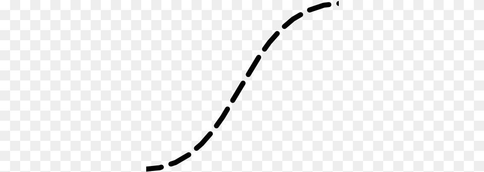 Drawing Curved Dotted Lines Curved Dotted Line, Gray Png