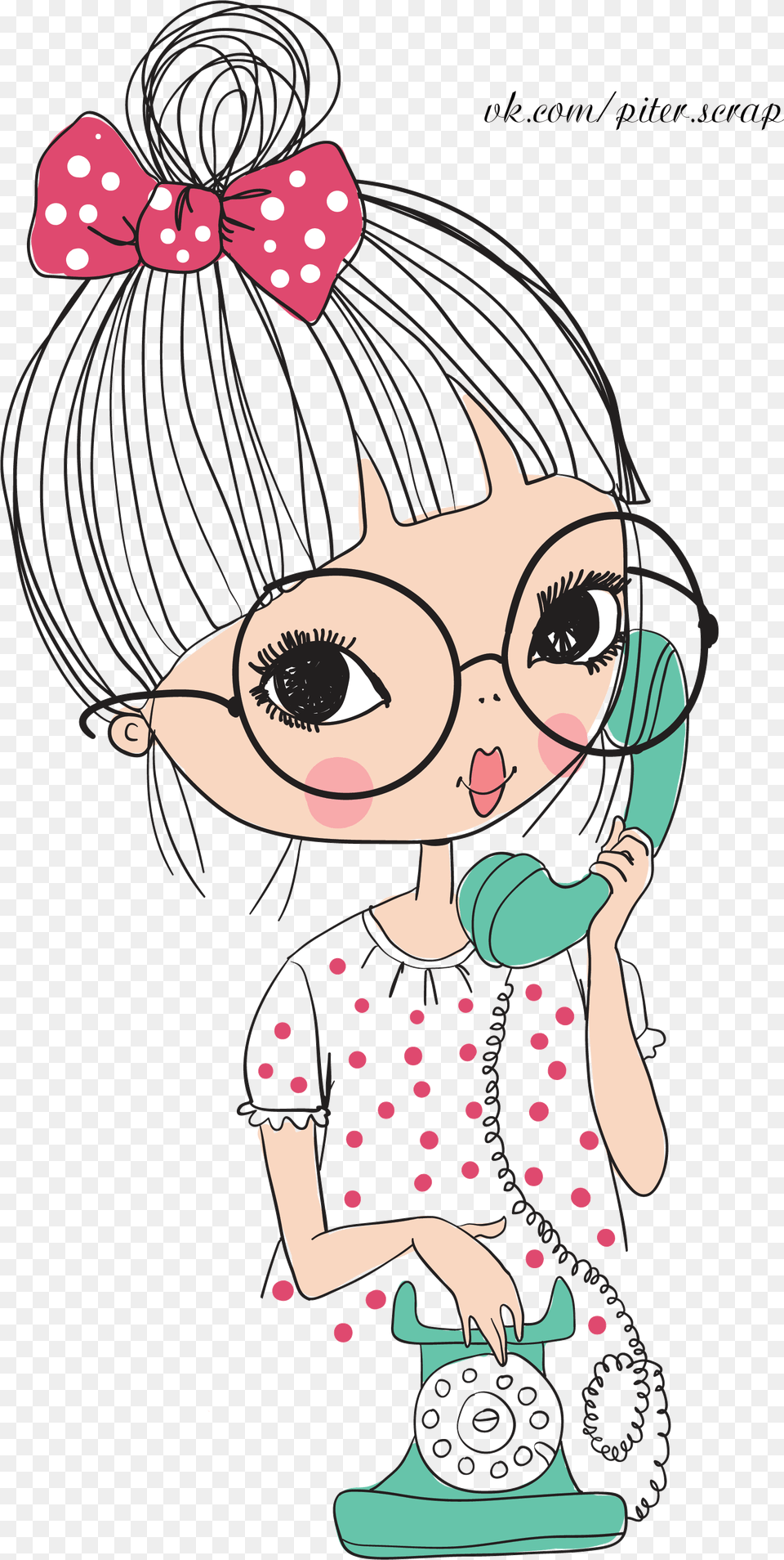 Drawing Desings Girly Clipart Pretty Dolls, Book, Comics, Publication, Person Free Png
