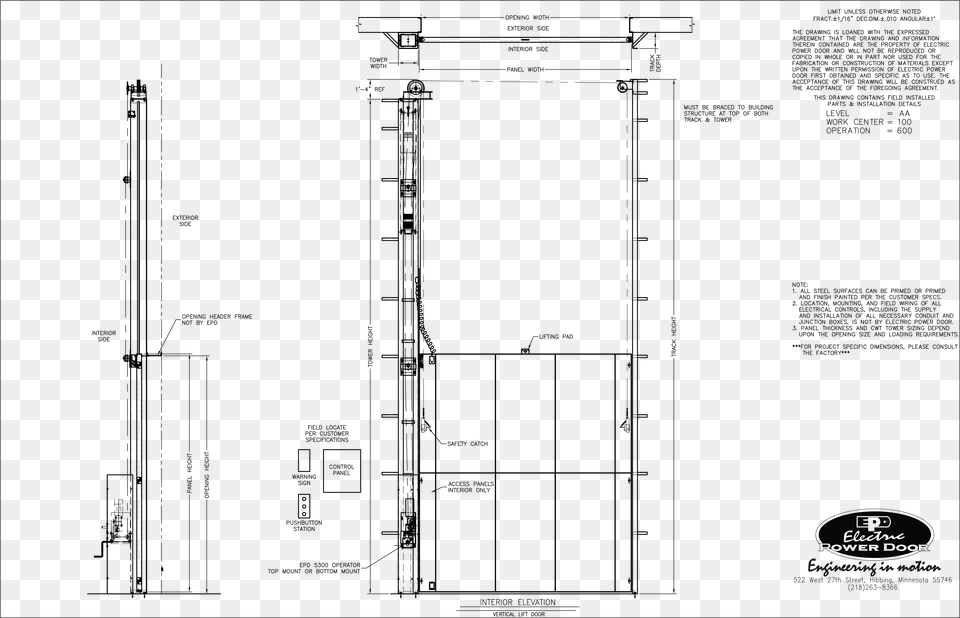 Drawing Door Interior Vertical Lift Door Detail, Gray Png