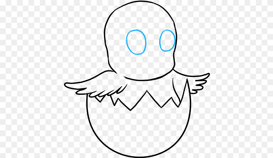 Drawing Egg Baby Chick Easter Chick Peep Drawing Png Image