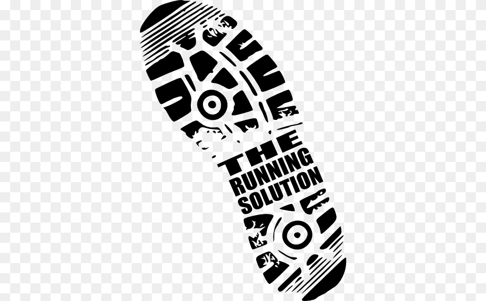 Drawing Footprints Running Shoe Shoe Print Clip Art, Stencil Png Image