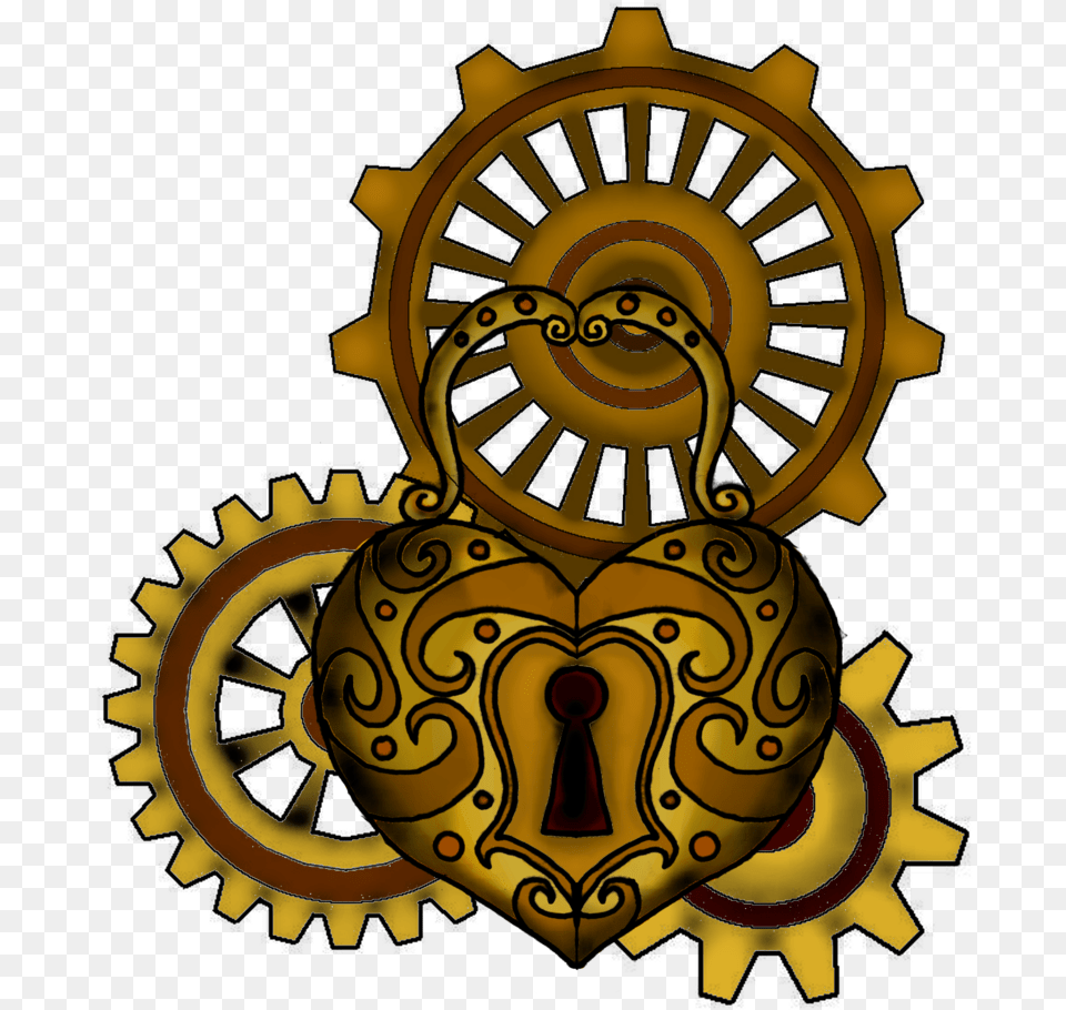 Drawing Gear Steampunk Design Certified Climate Neutral, Machine, Art Free Transparent Png