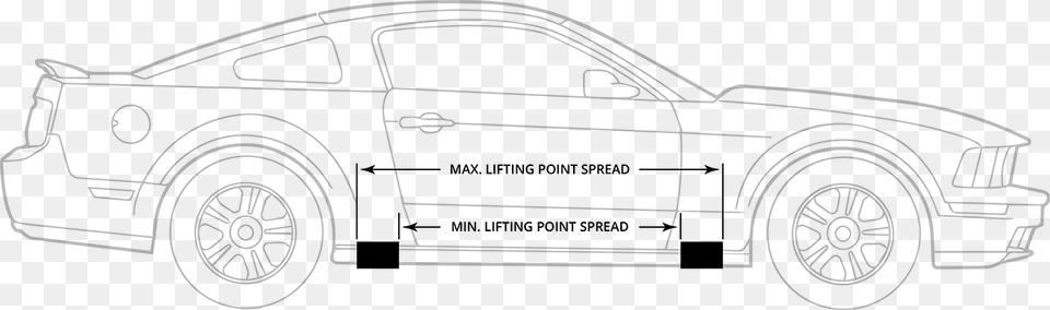 Drawing Geobaz Ford Mustang, Gray Free Transparent Png