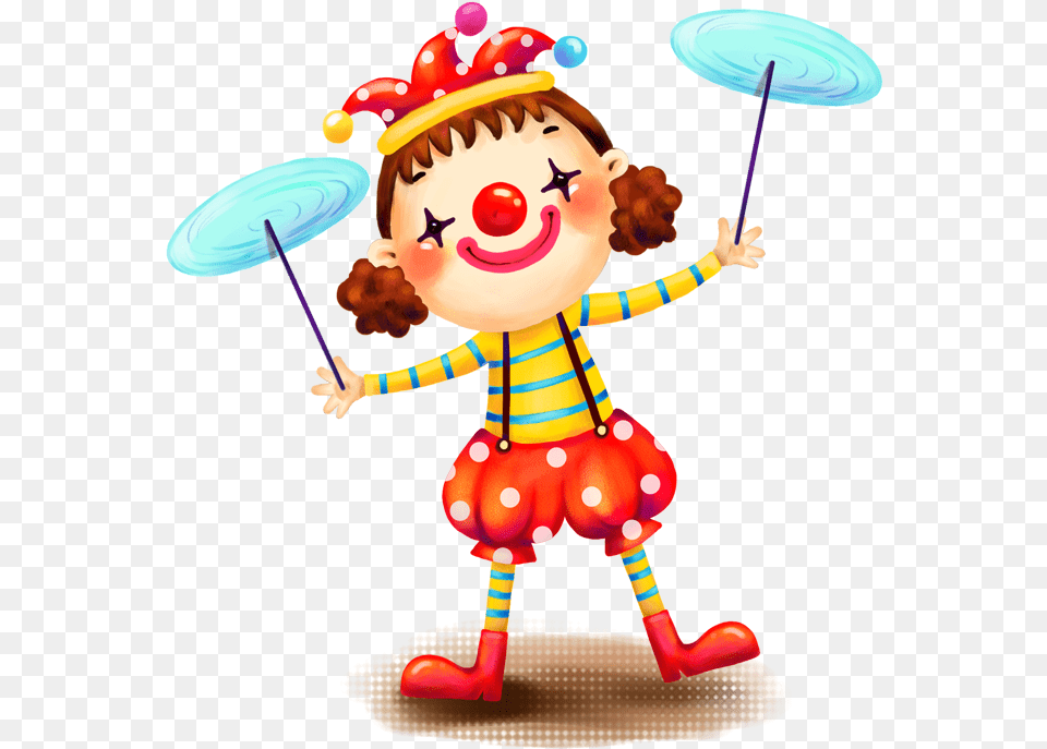Drawing Girls Clown Circus Girl Clown Clipart, Performer, Person, Baby, Face Png