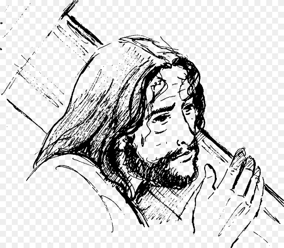 Drawing Good Friday 30 Sketch, Gray Free Png Download