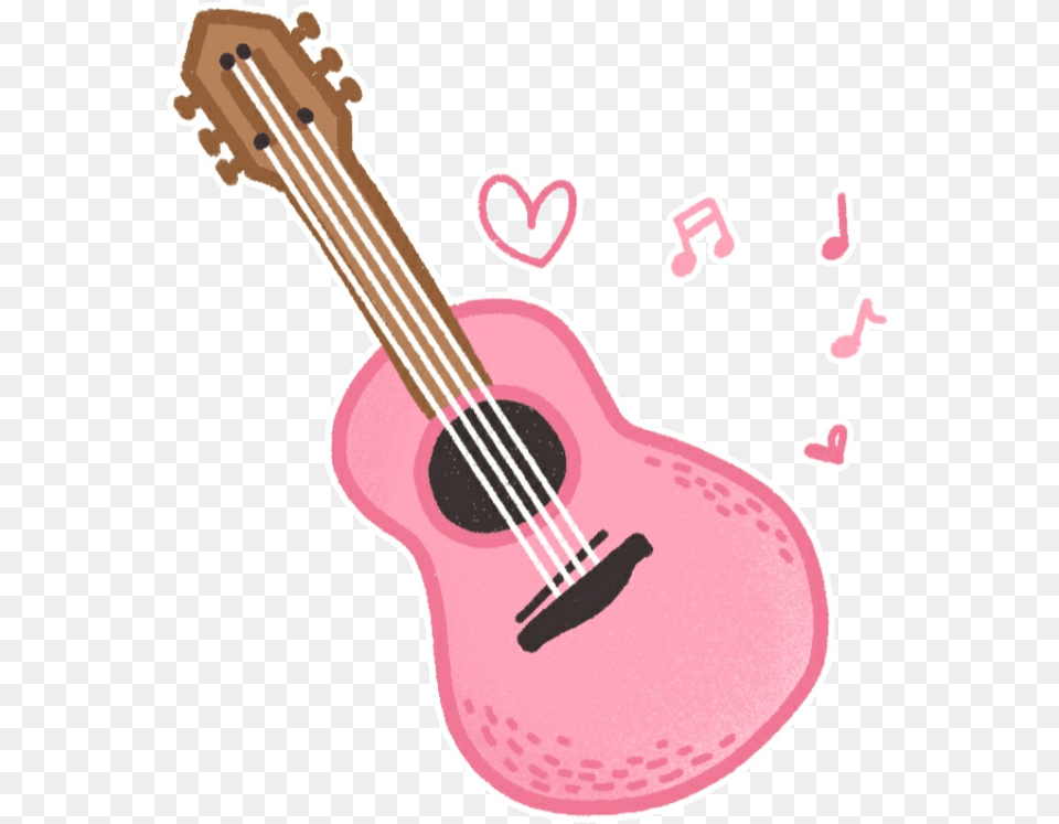 Drawing Guitar Ukulele Cute Guitar Clipart, Musical Instrument, Bass Guitar Png Image