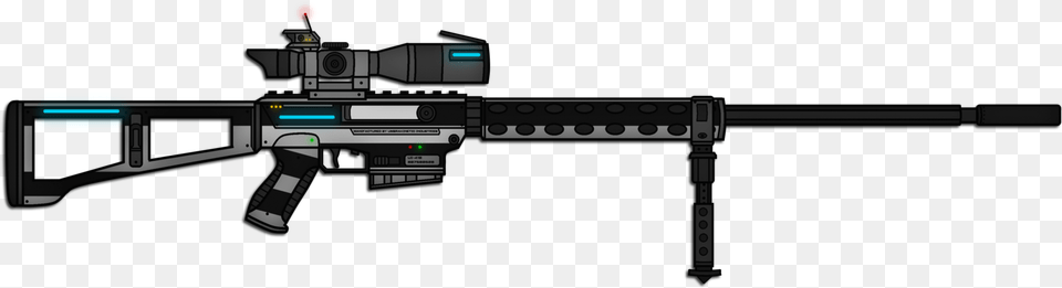 Drawing Guns Sniper Animated Sniper Rifle, Firearm, Gun, Weapon Png Image