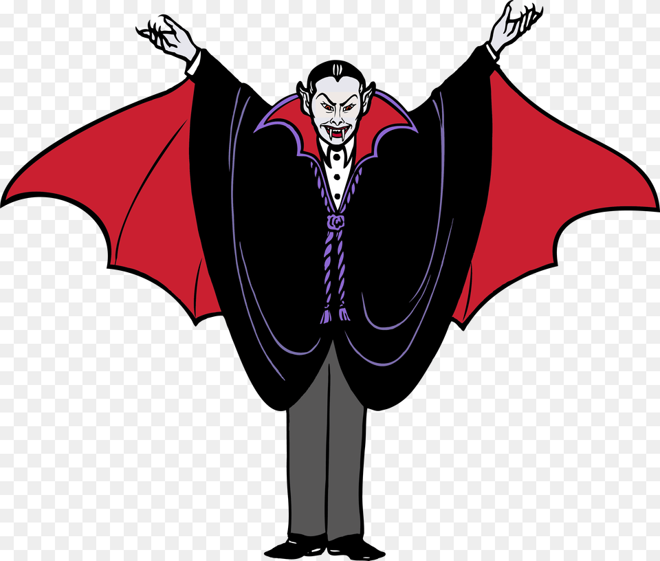 Drawing Halloween Vampire Transparent U0026 Clipart Transparent Background Vampire Clipart, Cape, Clothing, Person, Face Free Png