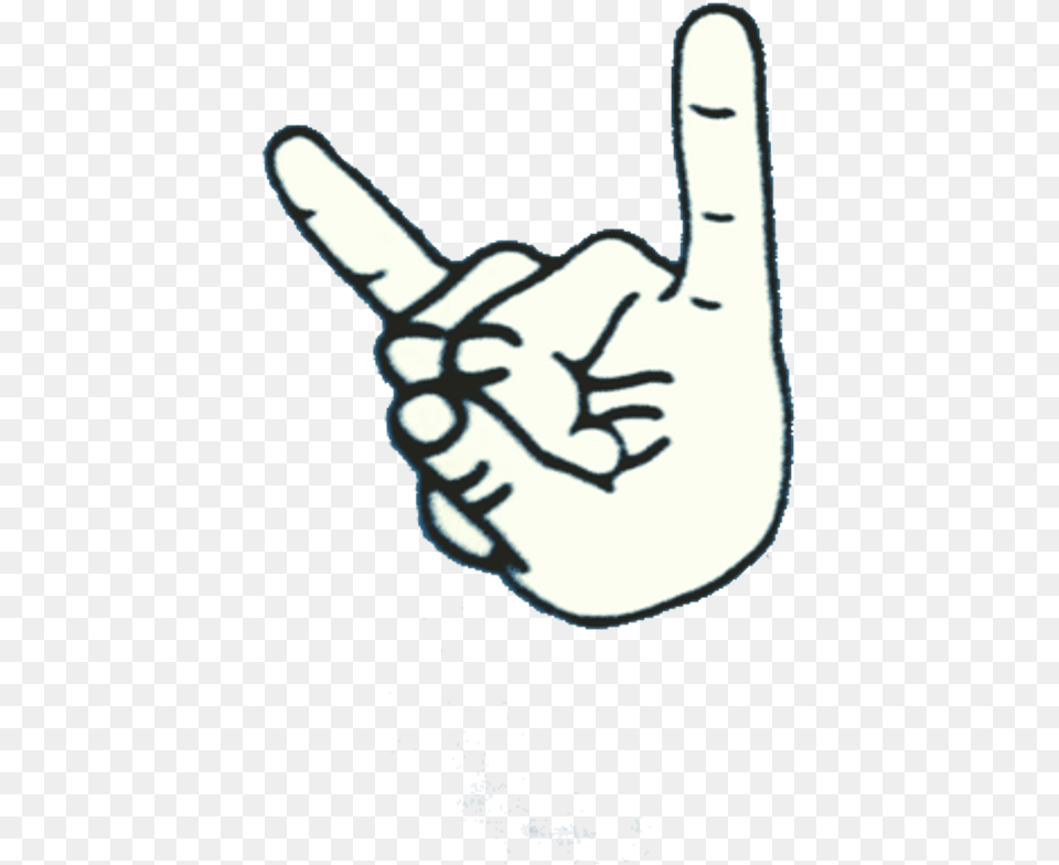 Drawing Hand Tumblr Eagles Of Death Metal Peace, Body Part, Finger, Person Png