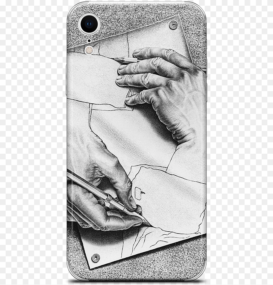 Drawing Hands Iphone Skindata Mfp Src Cdn Certainty Of Uncertainty, Art, Body Part, Finger, Hand Free Transparent Png