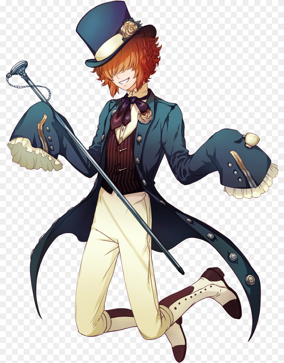 Drawing Hat Hatter Mad Anime The Mad Hatter, Book, Comics, Publication, Adult Png Image