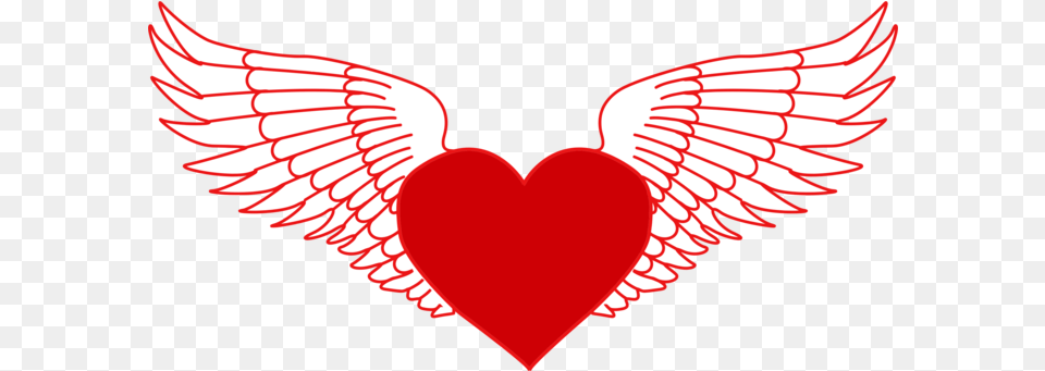 Drawing Heart Flight Organ Heart With Wings Clipart Full Heart Shape Hd, Symbol, Animal, Fish, Sea Life Free Png Download