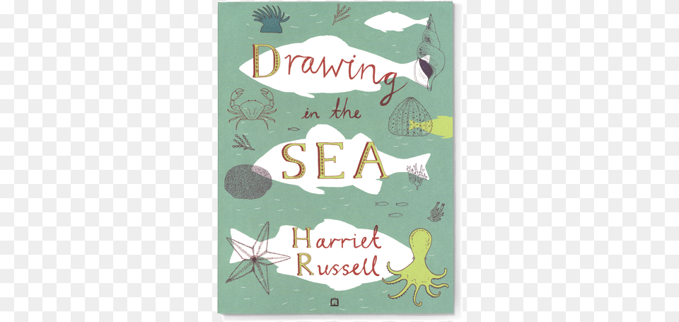 Drawing In The Sea By Harriet Russell, Book, Publication, Envelope, Greeting Card Free Transparent Png