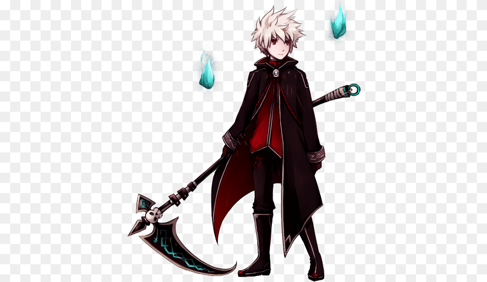 Drawing Lightsaber Anime Elsword Characters Anime Guy Anime Guy With Sword Drawing, Book, Comics, Publication, Adult Png