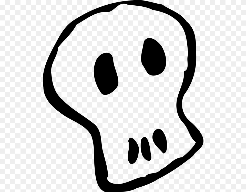 Drawing Line Art Paper Snout Skull, Gray Png