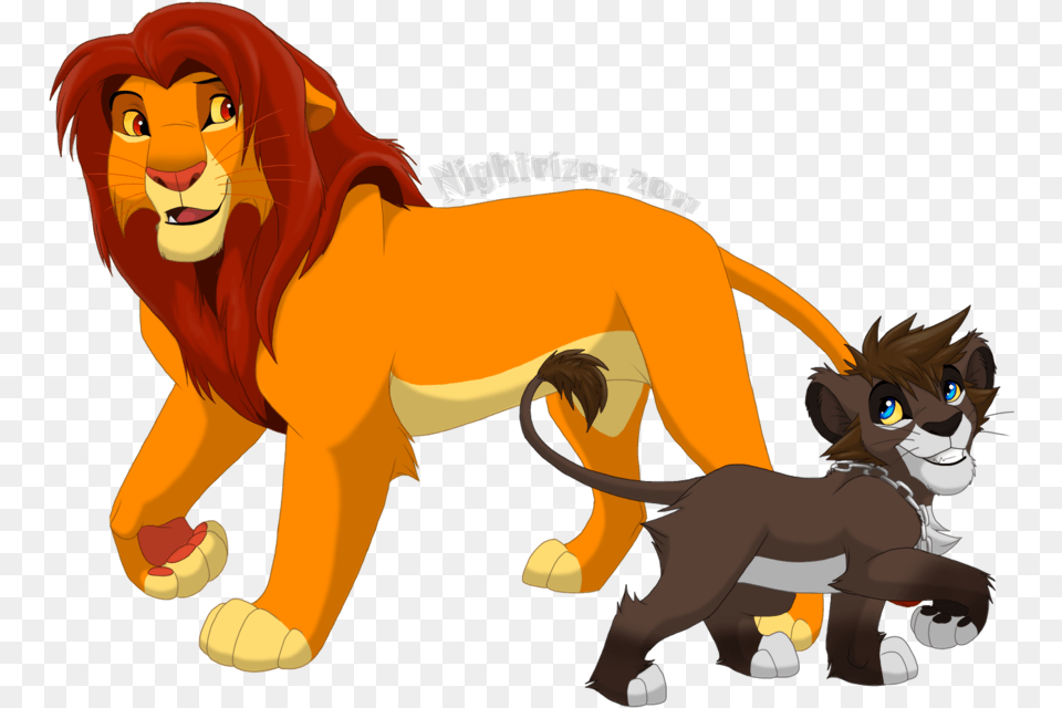 Drawing Lions Simba Kingdom Hearts Lion King Sora, Animal, Mammal, Wildlife, Person Png Image
