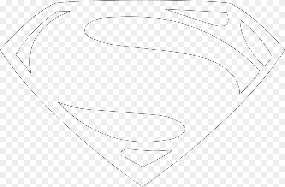 Drawing Logo Man Of Steel, Gray Png