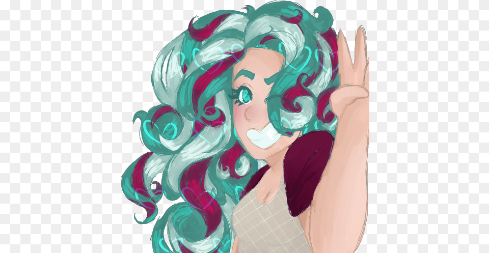 Drawing Maddie39s Hair Has Become Like A Therapeutic Illustration, Art, Graphics, Adult, Person Free Transparent Png