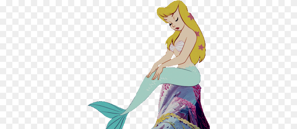 Drawing Mermaid Little Mermaid Gif, Adult, Person, Female, Woman Free Transparent Png
