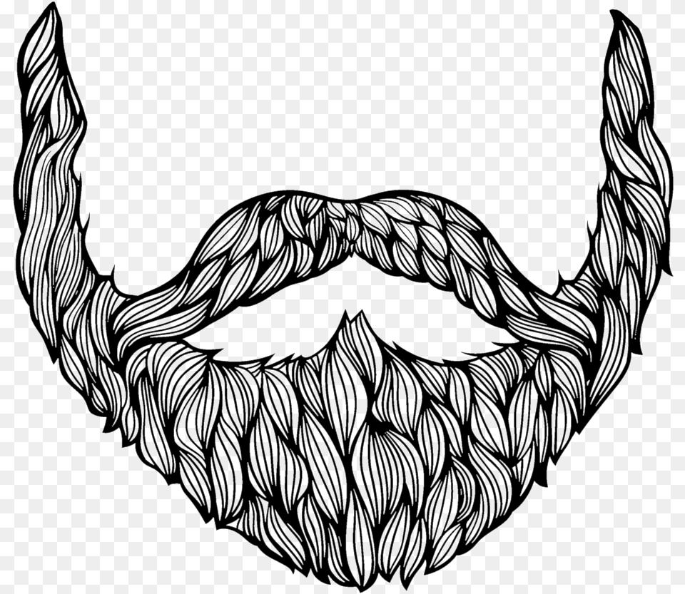 Drawing Mustaches Eyeliner Frames Illustrations Hd Beard Drawing, Face, Head, Person, Mustache Free Transparent Png