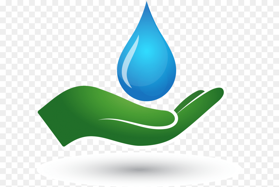 Drawing Of A Green Hand Cupping A Blue Water Droplet Drop Of Water On Palm, Clothing, Hat, Smoke Pipe Free Png