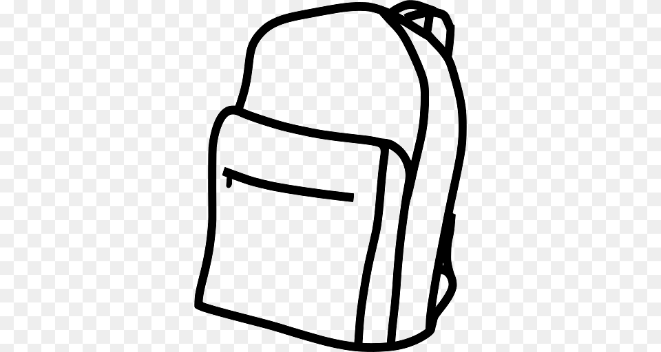 Drawing Of A School Bag, Backpack, Bow, Weapon Free Transparent Png