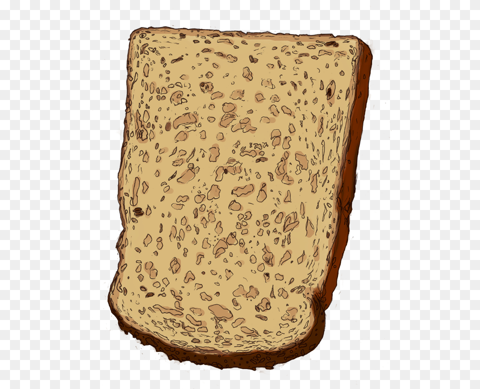 Drawing Of A Slice Of Bread Slice Of Bread Draw, Food, Toast, Home Decor, Face Png Image