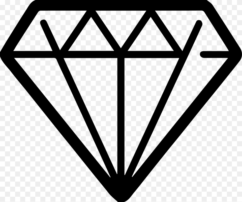 Drawing Of An Electric Scaler Transparent Diamond Icon, Accessories, Gemstone, Jewelry Free Png Download