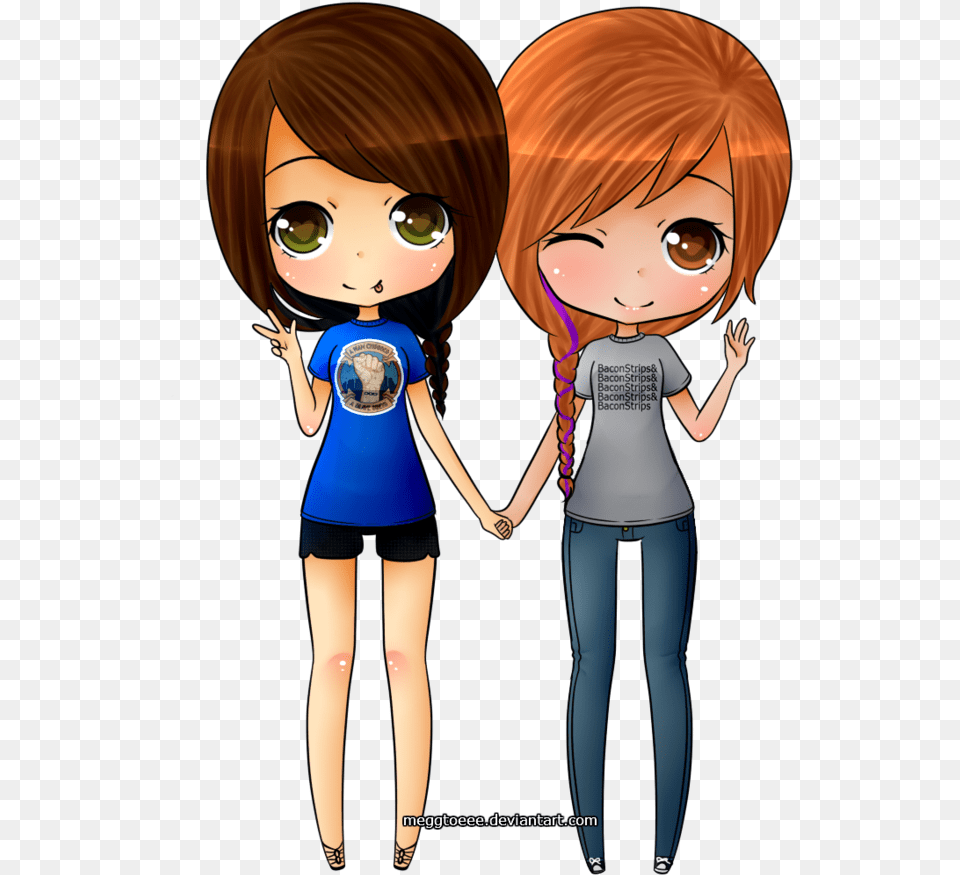 Drawing Of Friends Forever, Book, Publication, Comics, Person Free Transparent Png