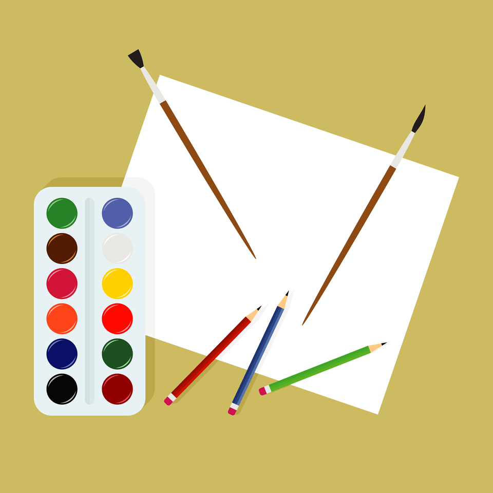 Drawing Paper Paint Paintbrush Clipart, Paint Container, Arrow, Weapon, Palette Free Transparent Png