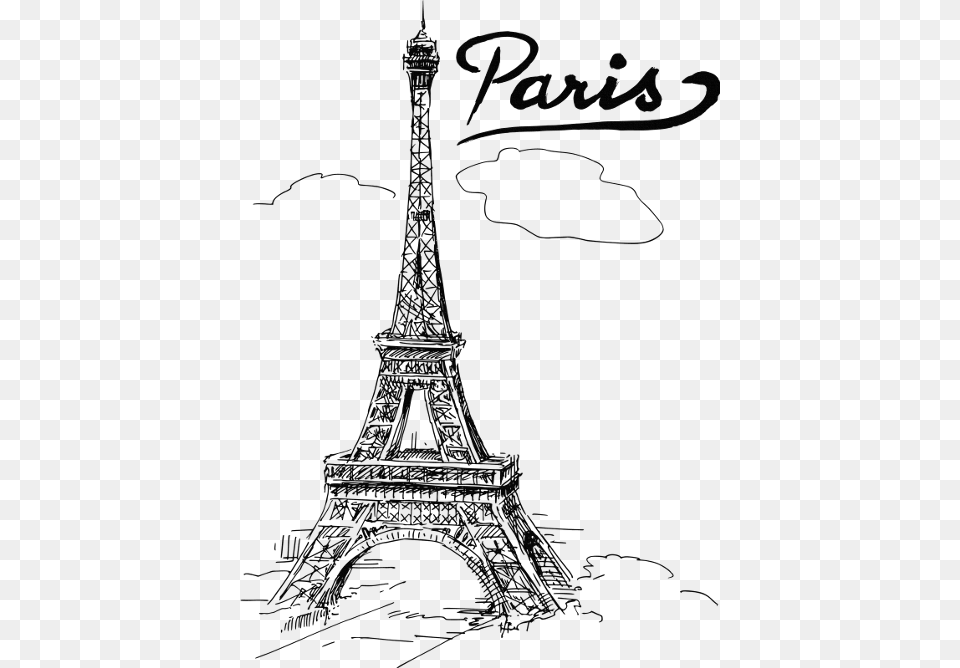Drawing Paris Eiffel Tower Art Clipart Png