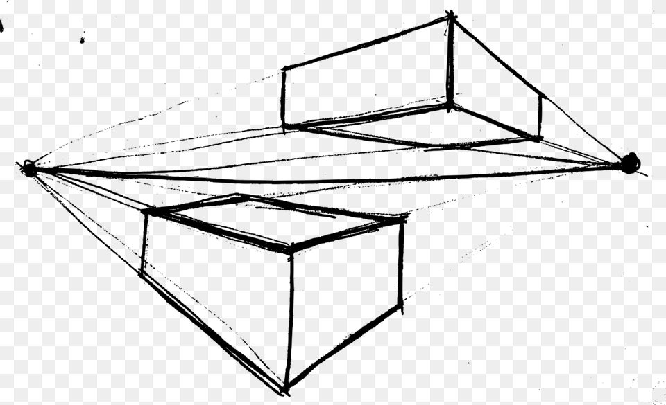 Drawing Perspective Lijnperspectief Computer Graphics Computer, Gray Png