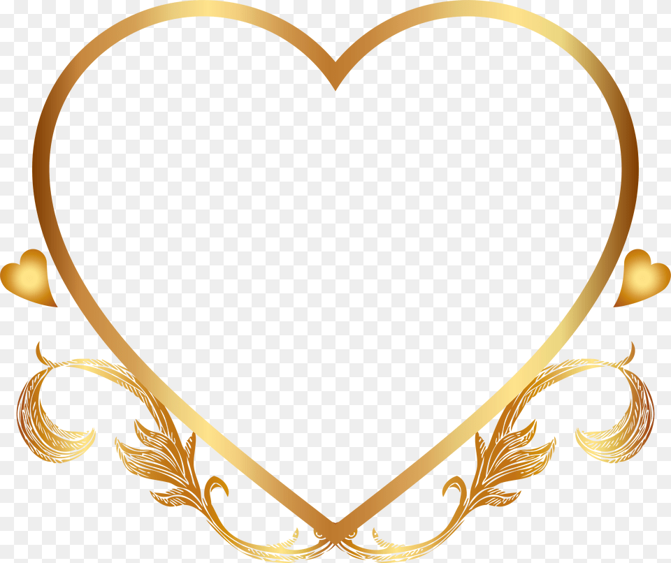 Drawing Photography Clip Art Golden Heart Border, Bow, Weapon Png Image
