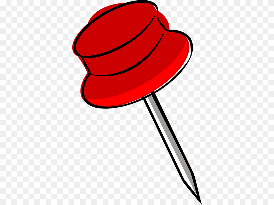 Drawing Pin Pushpin Push Pin Tag Thumbtack Office Paper Pin Clipart, Blade, Dagger, Knife, Weapon Free Png