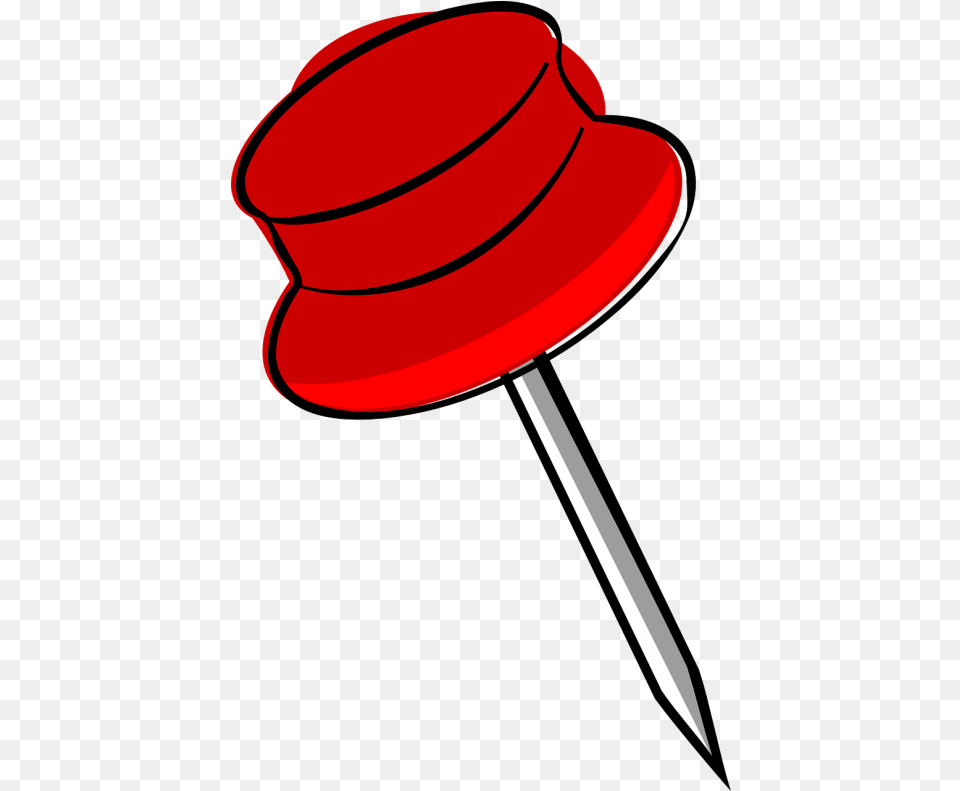 Drawing Pin Pushpin Push Svg Stock, Blade, Dagger, Knife, Weapon Free Png Download