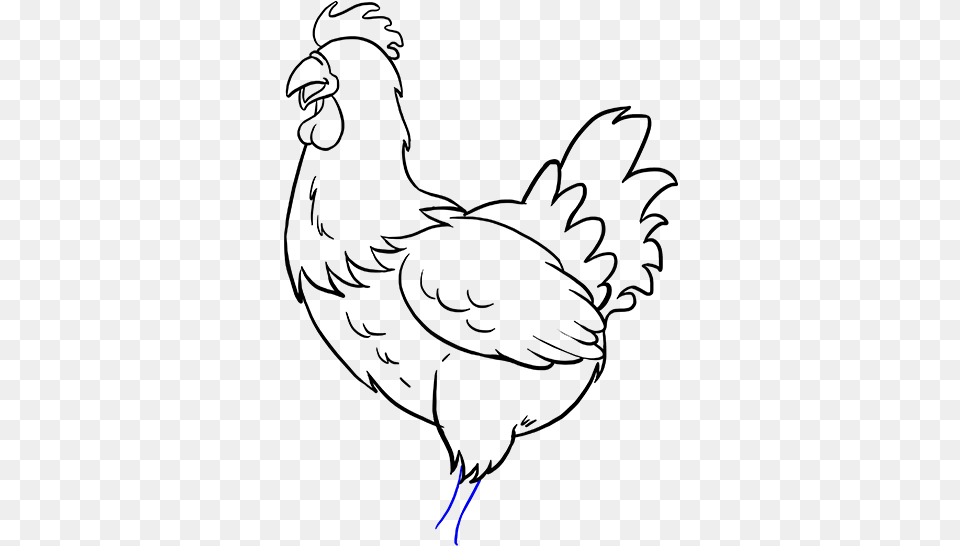 Drawing Polygons Chicken Chicken Drawing, Lighting, Racket, Sport, Tennis Free Png