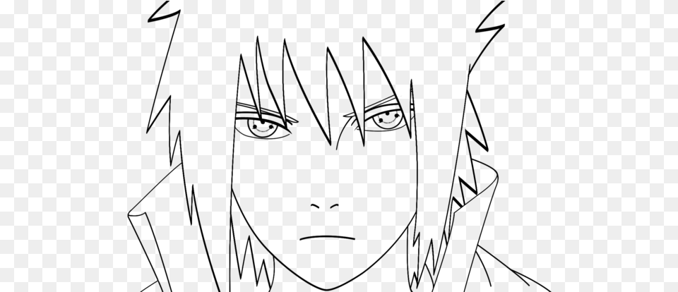 Drawing Sasuke Sasuke Uchiha, Gray Png Image