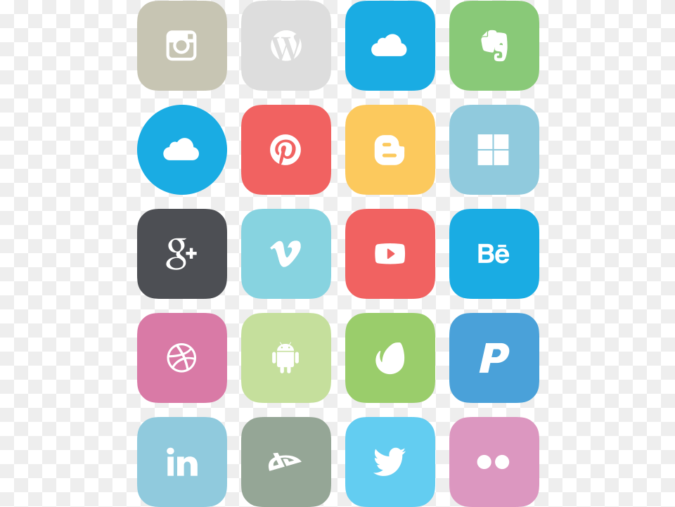 Drawing Social Vector Flat Icons Facebook Instagram, Electronics, Mobile Phone, Phone, Text Png