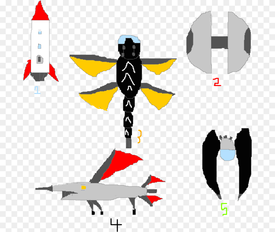 Drawing Spaceship For On Fighter Aircraft, Adult, Female, Person, Woman Free Png Download