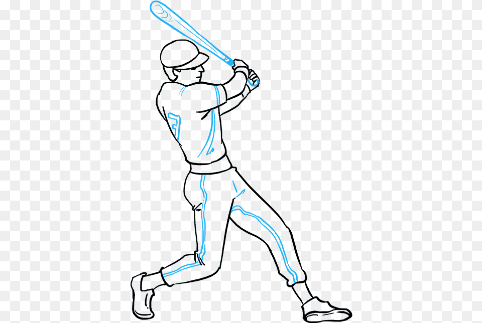 Drawing Sports Baseball College Baseball Drawing, Team Sport, Team, Sport, Person Png Image