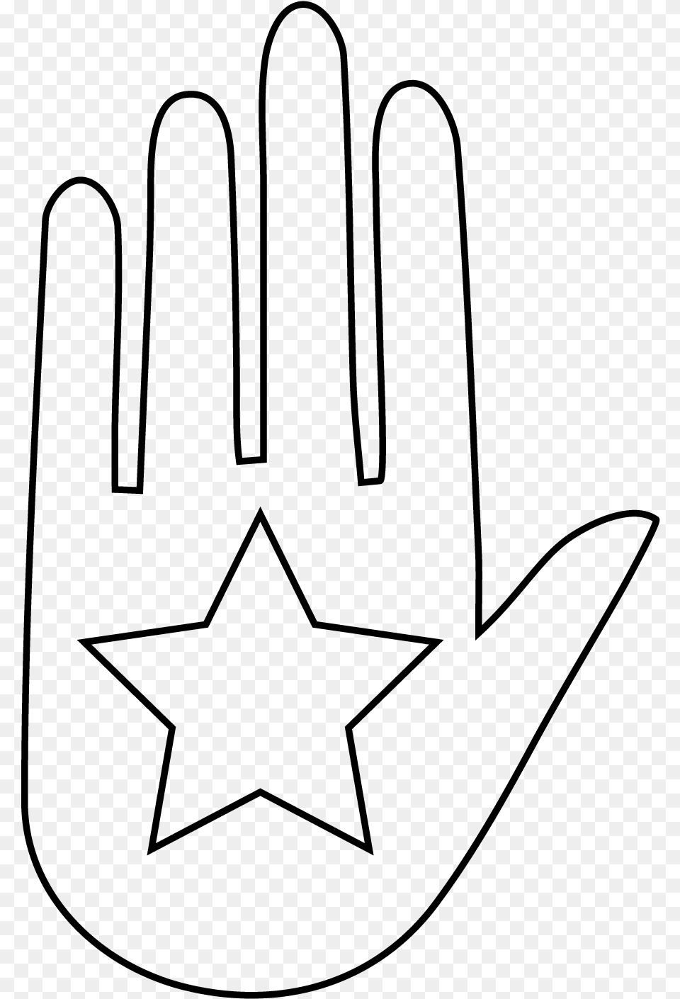 Drawing Star Red Outline, Gray Free Transparent Png